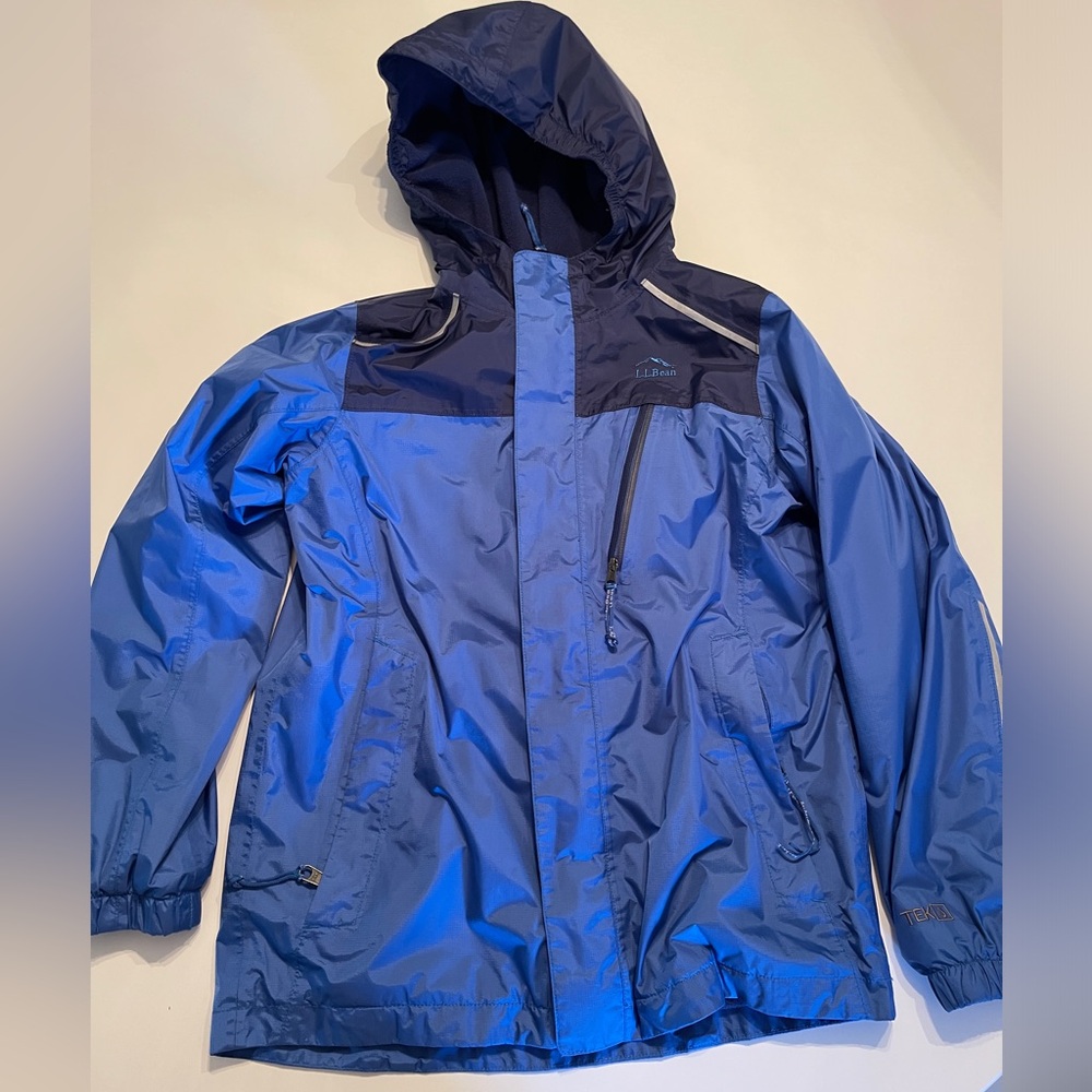LL Bean boy size 10/12 raincoat.